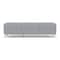 Lesro Siena Lounge Reception 3 Seat Bench, Brushed Steel, RS Fog Upholstery SN3001 - alternate 1